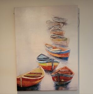 Colorful Boat Art Print